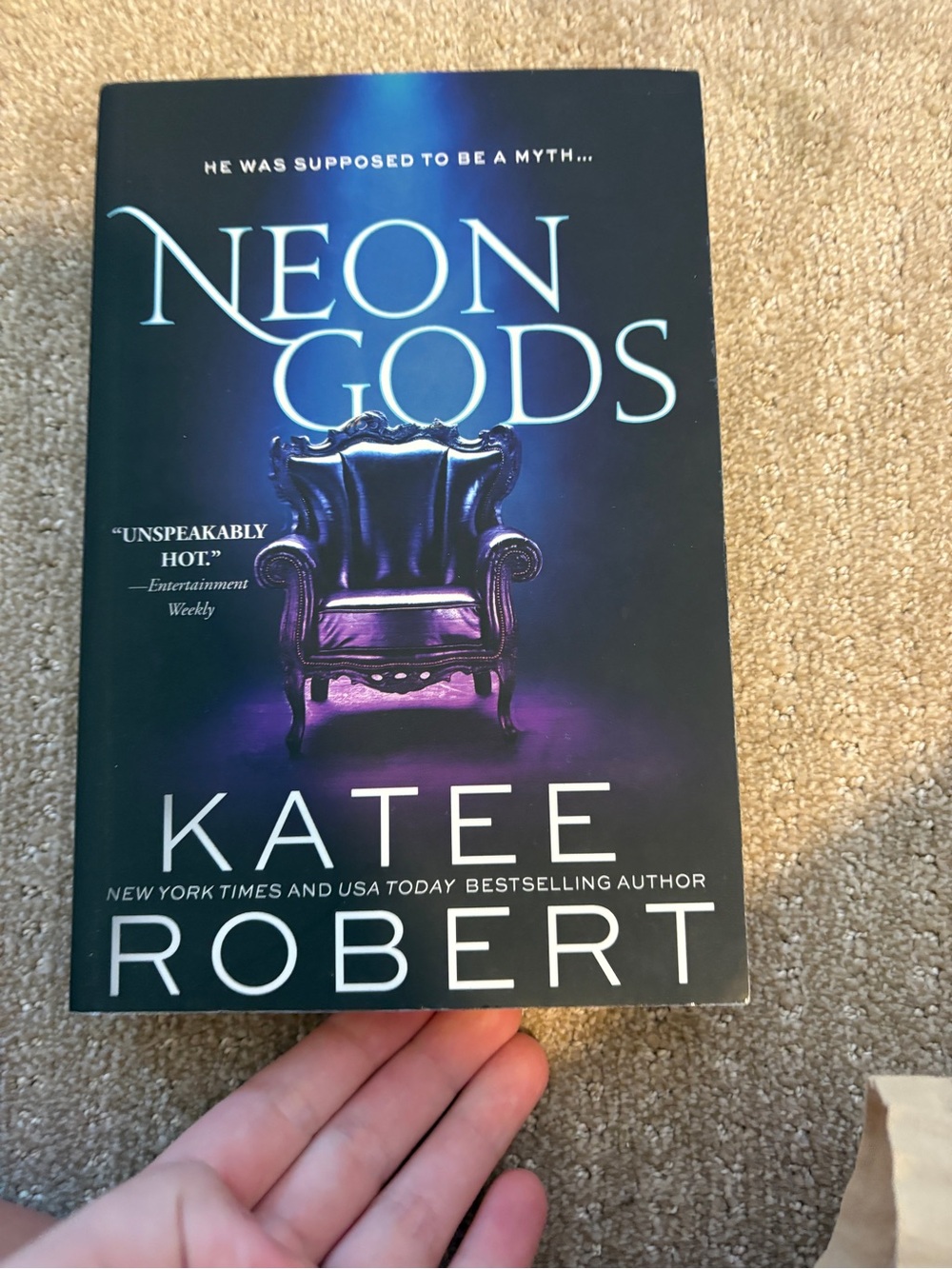 Neon Gods by Katee Robert - Purple & Black Paperback